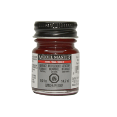 Testors Model Masters Enamel Paints- Turn Signal Red - Gloss 