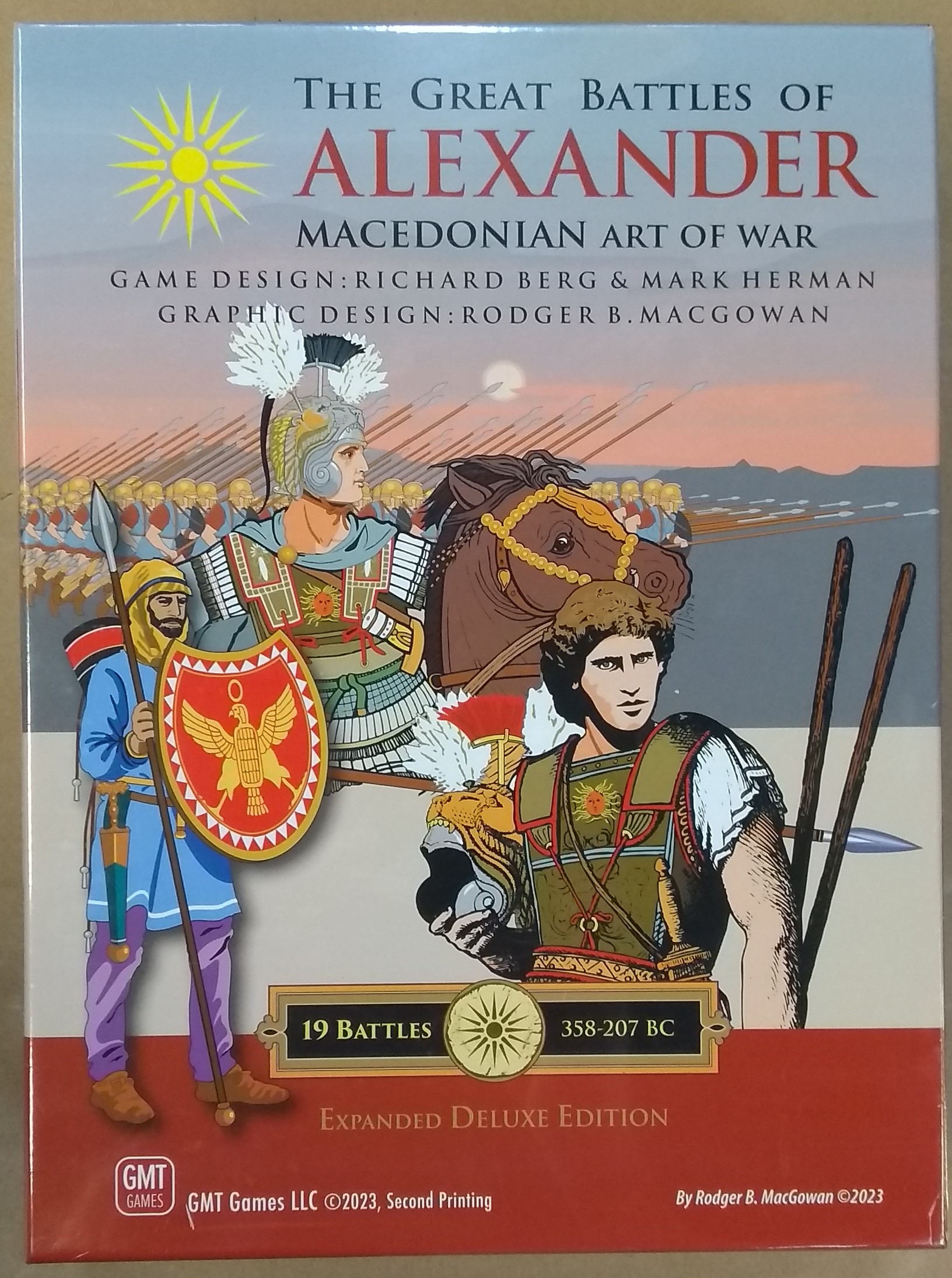 The Great Battles of Alexander: Macedonian Art of War: Expanded Deluxe Edition ) (2nd Printing 2023) 