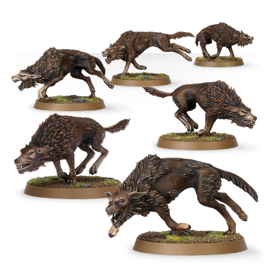 The Hobbit Strategy Battle Game: Fell Wargs 