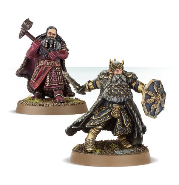 The Hobbit Strategy Battle Game: The Lords of Erebor- Thror, The Last King Under The Mountain & Thrain 