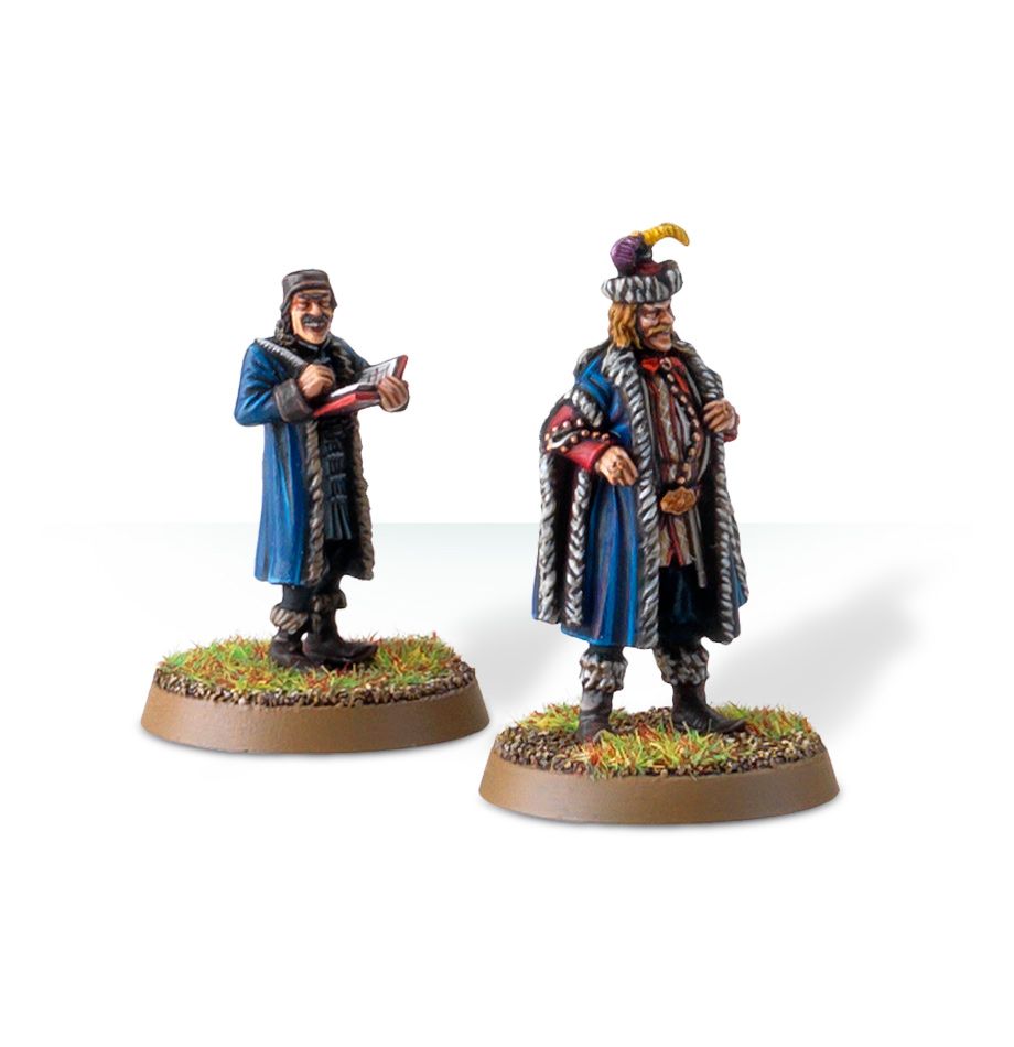 The Hobbit Strategy Battle Game: The Master of Lake-town and Alfrid the Councilor 