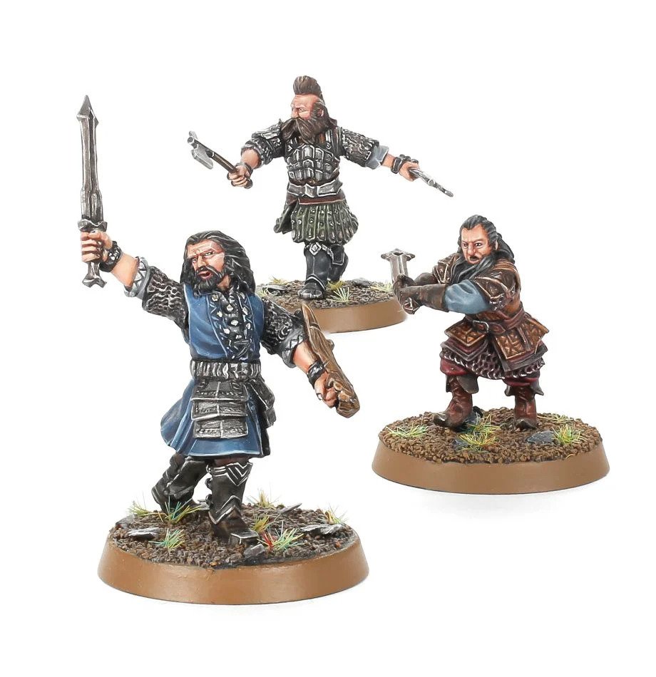 The Hobbit Strategy Battle Game: Young Thorin, Balin and Dwalin 