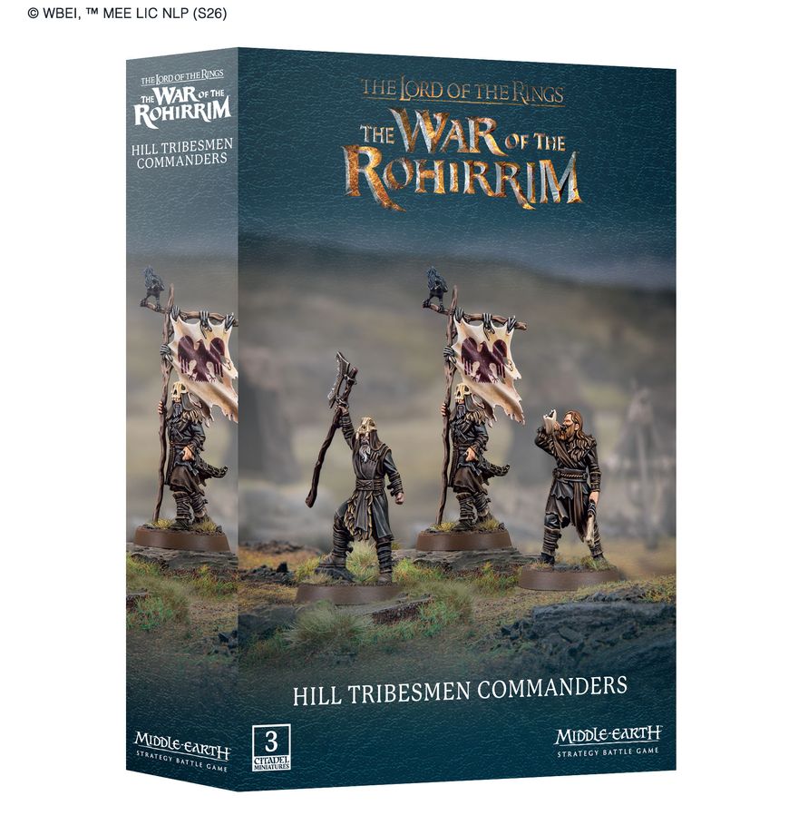 The Lord Of The Rings: Middle-Earth Strategy Battle Game: Hill Tribesmen Commanders 