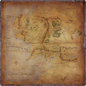 The Lord of the Rings- Journeys in Middle-Earth: Playmat 