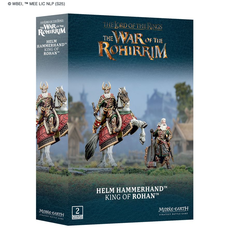 The Lord of the Rings: Middle-Earth Battle Strategy Game: War Of The Rohirrim: Helm Hammerhand King of Rohan 