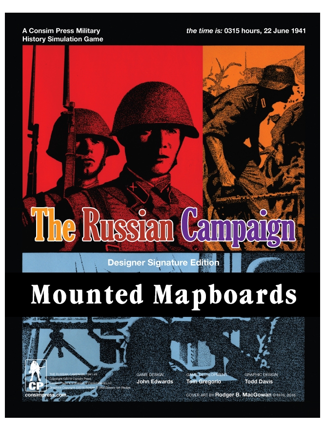 The Russian Campaign Mounted Mapboards 
