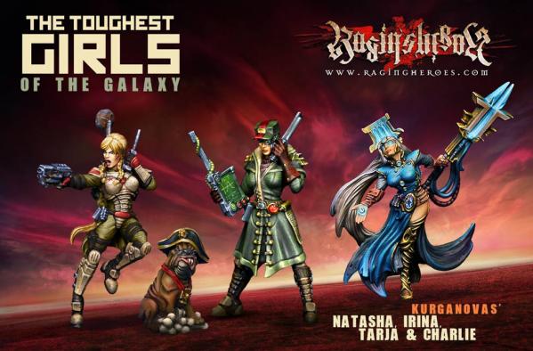The Toughest Girls Of The Galaxy: Kurganovas- Natasha, Irina, Tarja & Charlie 