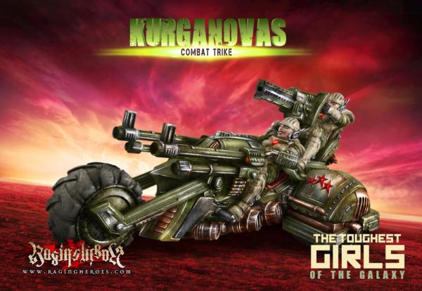 The Toughest Girls Of The Galaxy: Kurganovas- Combat Trike 