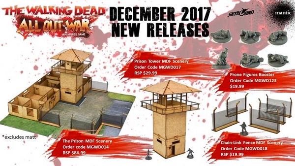 The Walking Dead: All Out War Terrain- Chain Link Fence 