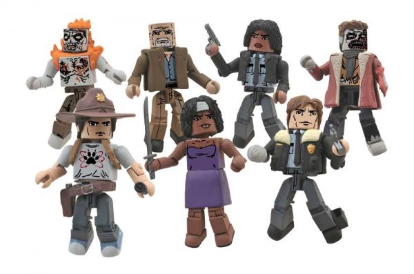 The Walking Dead Minimates Series #6: Deputy Michonne and Winter Zombie (SALE) 