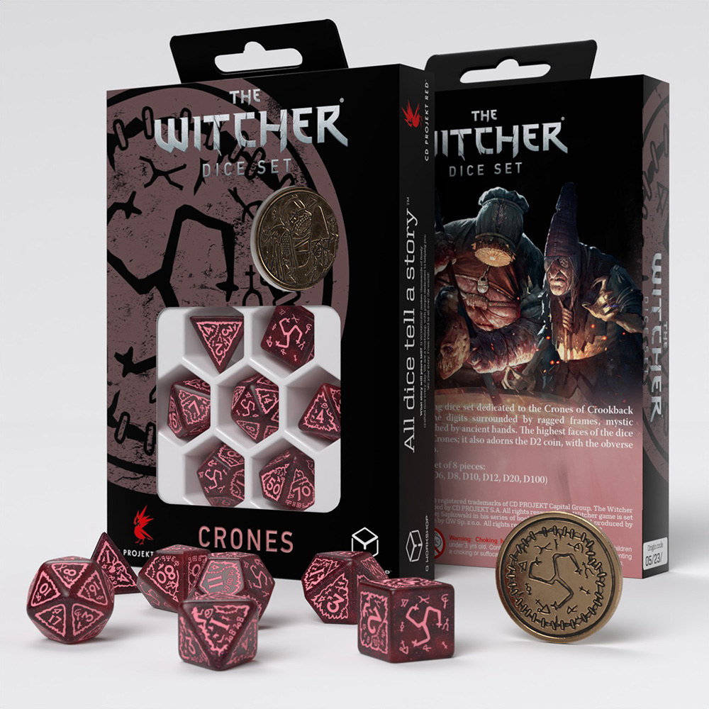 The Witcher Dice Set: Crones Whispess 