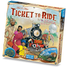 Ticket To Ride: Map Collection #2 India/Switzerland 