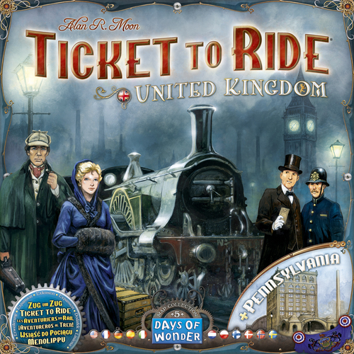 Ticket To Ride: Map Collection #5 United Kingdom + Pennsylvania 