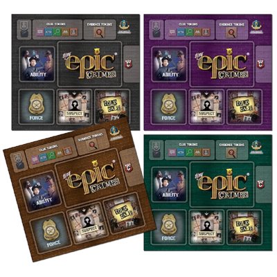 Tiny Epic Crimes: Player Mats (4 Pack) 