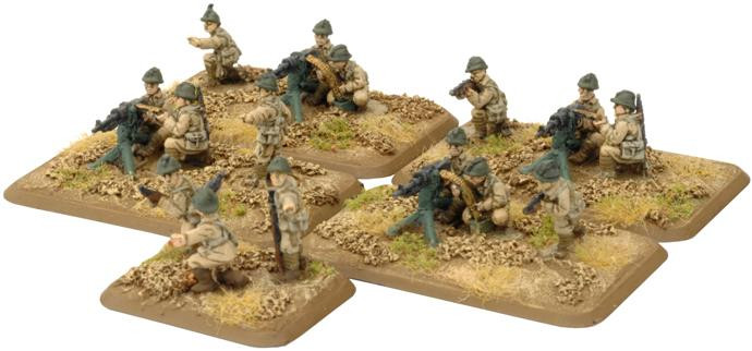 Flames of War: French: Tirailleurs Machine-gun Platoon 