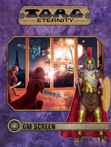 Torg Eternity: CYBERPAPACY GM SCREEN AND ARCHETYPE 
