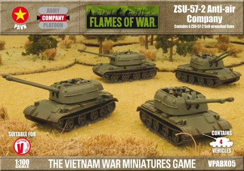 Flames of War: Tour of Duty: PAVN: ZSU-57-2 Anti-air Company 