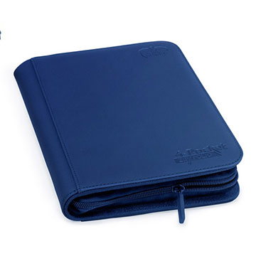 Ultimate Guard: 4 Pocket Zipfolio XenoSkin: Dark Blue 