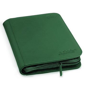 Ultimate Guard: 4 Pocket Zipfolio XenoSkin: Green 
