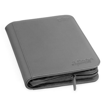 Ultimate Guard: 4 Pocket Zipfolio XenoSkin: Grey 