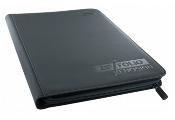 Ultimate Guard: 9 Pocket Zipfolio Xenoskin: Black 