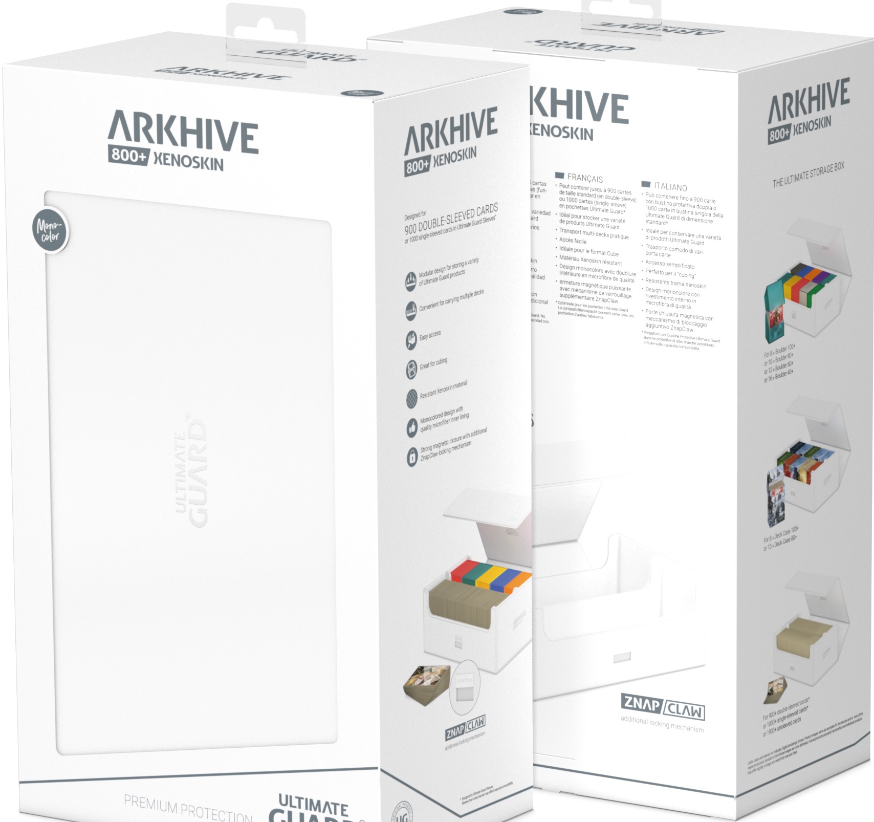 Ultimate Guard: Arkhive 800+ Monocolor White 