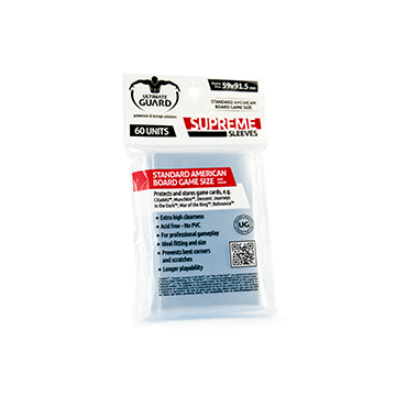 Ultimate Guard: Board Game Sleeves: Standard American 