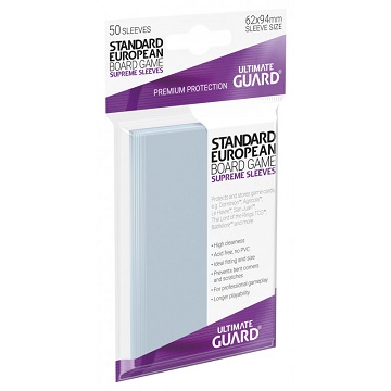 Ultimate Guard: Board Game Sleeves: Standard European 