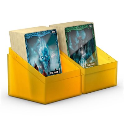 Ultimate Guard: Boulder Deck Box Standard 100+: Amber (Yellow) 
