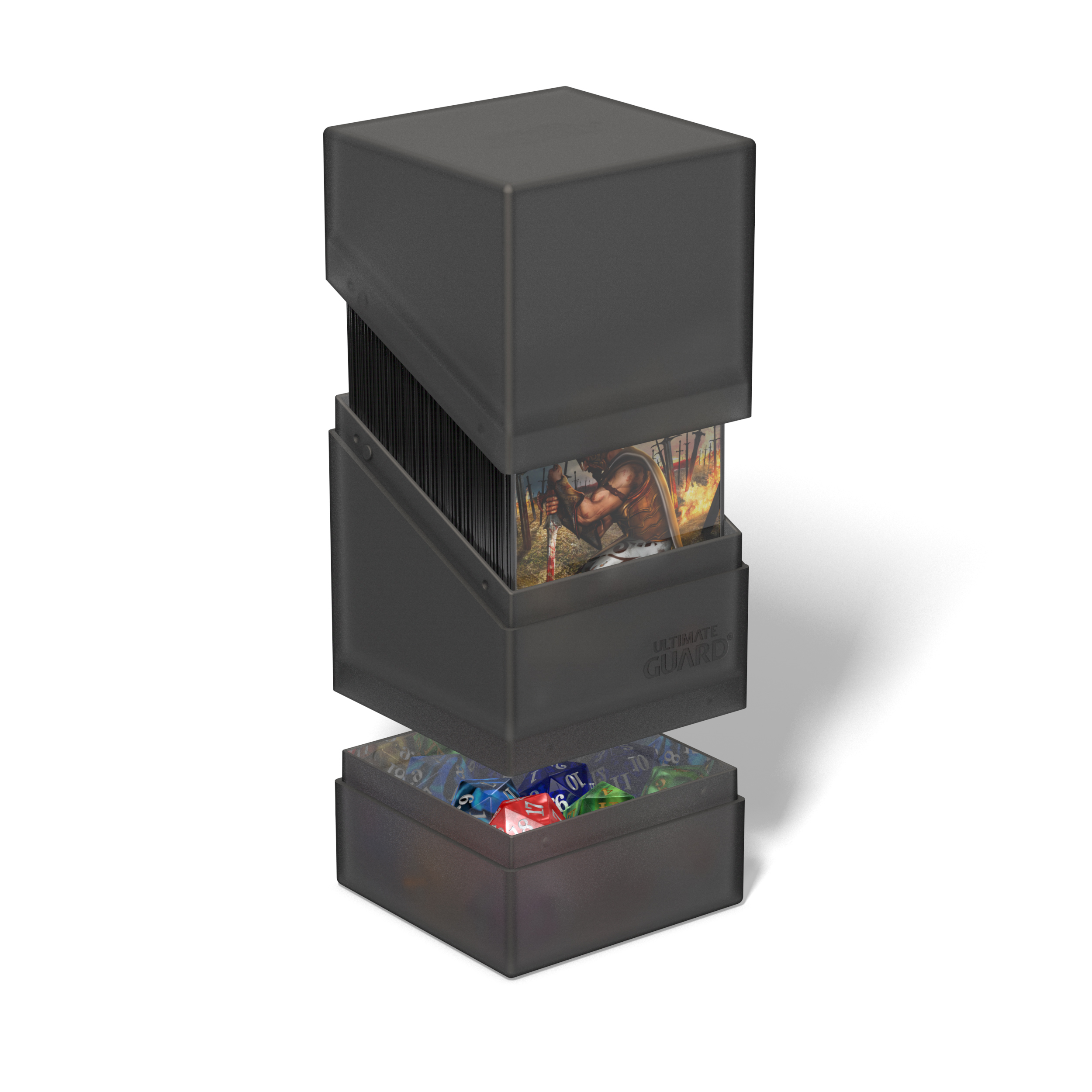 Ultimate Guard: Boulder Deck N Tray Box Standard 100+: Onyx 