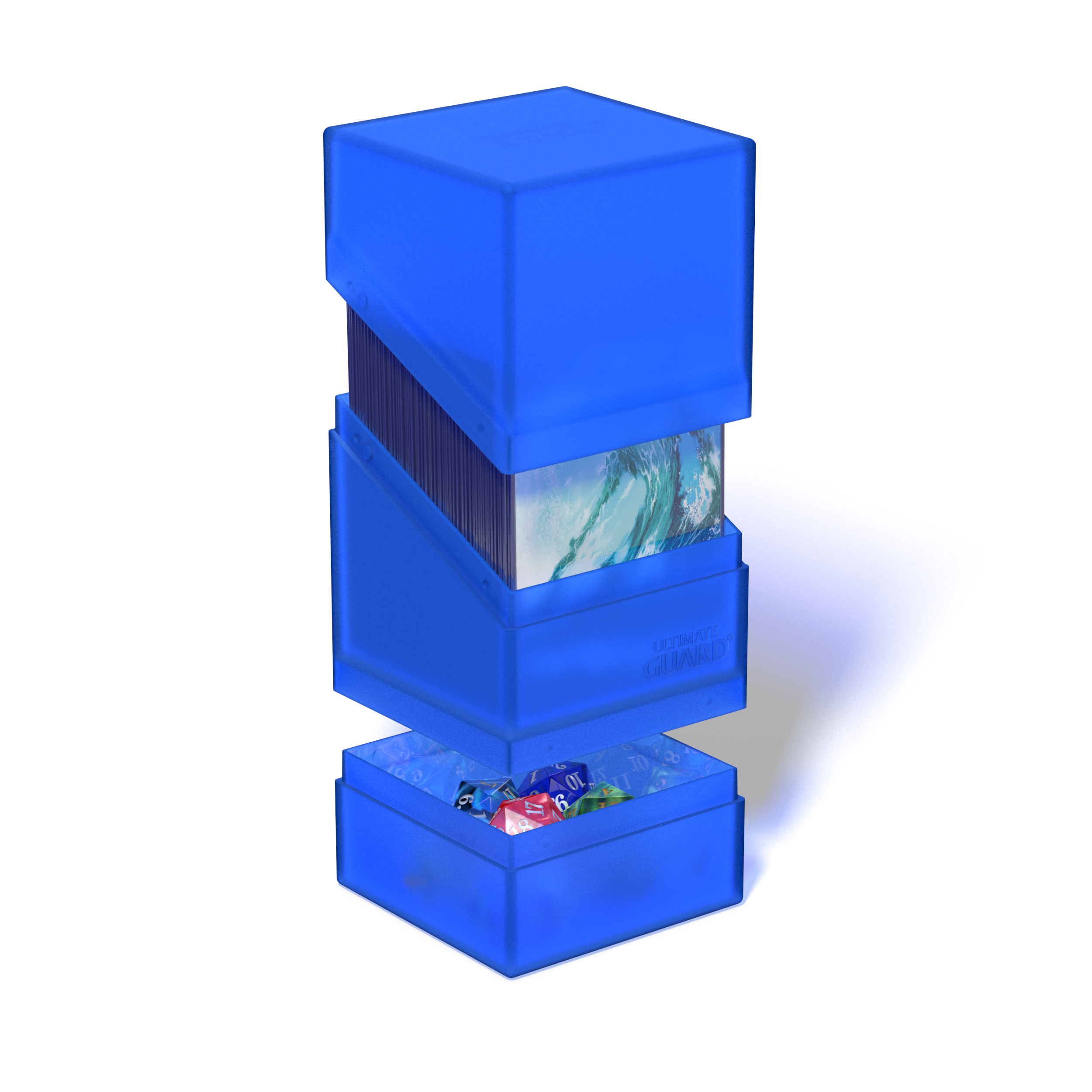 Ultimate Guard: Boulder Deck N Tray Box Standard 100+: Sapphire  