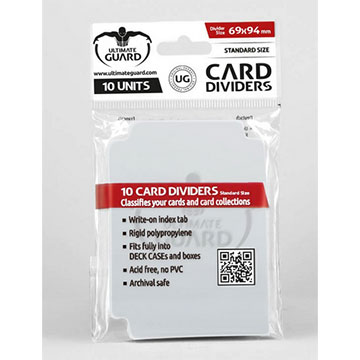 Ultimate Guard: Card Dividers: Transparent 