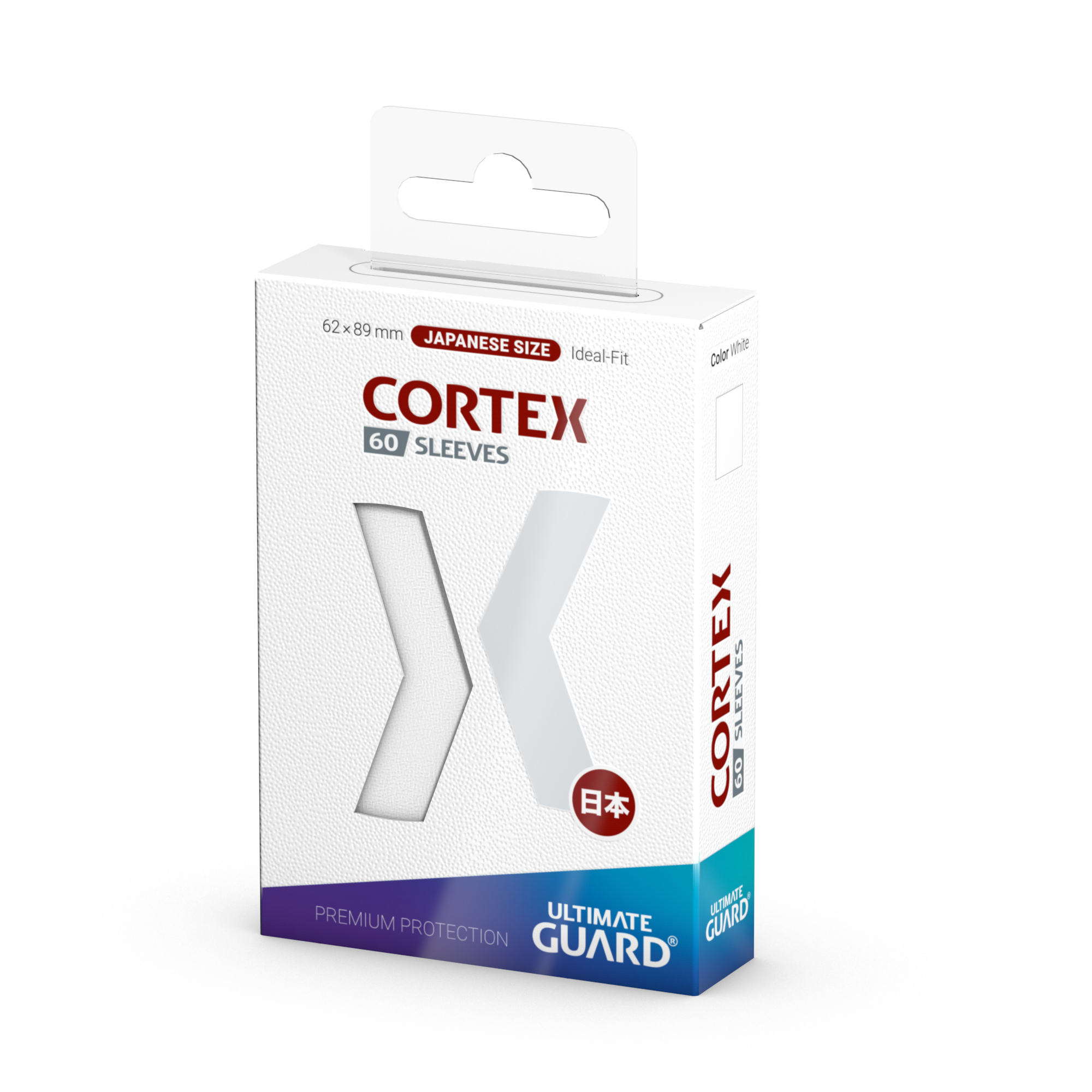 Ultimate Guard: Cortex Japanese Glossy Sleeves: White (60ct) 