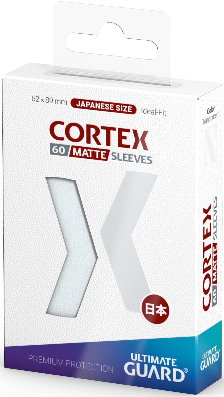 Ultimate Guard: Cortex Japanese Matte Sleeves: Transparent (60ct) 