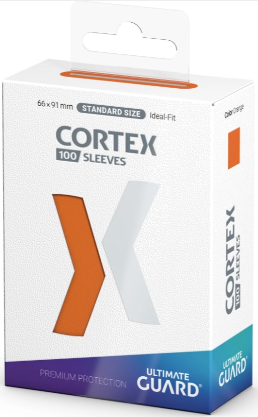 Ultimate Guard: Cortex: Standard Glossy Sleeves: Orange (100ct) 