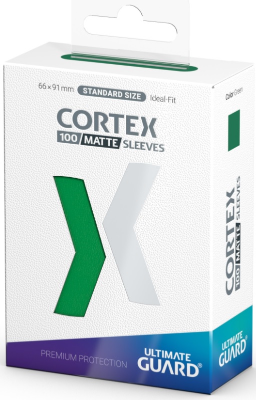 Ultimate Guard: Cortex: Standard Matte Sleeves: Green (100ct) 