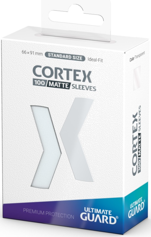 Ultimate Guard: Cortex: Standard Matte Sleeves: Transparent (100ct)  