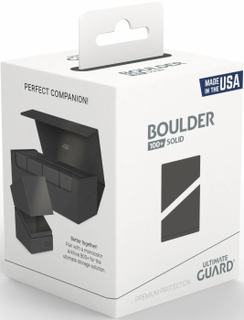 Ultimate Guard: Deck Case Boulder 100+: Solid Grey 