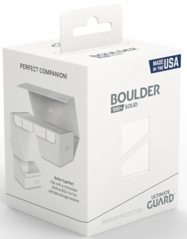 Ultimate Guard: Deck Case Boulder 100+: Solid White 