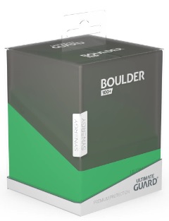 Ultimate Guard: Deck Case Boulder 100+: Synergy Black/Green 