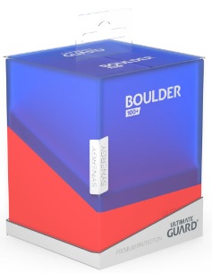 Ultimate Guard: Deck Case Boulder 100+: Synergy Red/Blue 