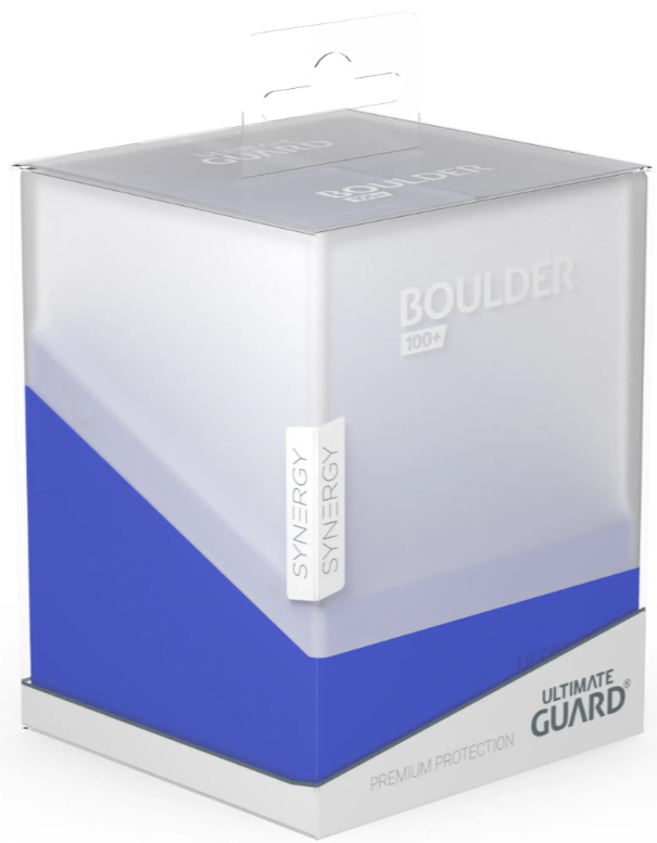 Ultimate Guard: Deck Case Boulder 100+: Synergy White/Blue 