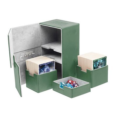 Ultimate Guard: Flip N Tray XenoSkin 200+: Green [Damaged] 