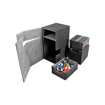 Ultimate Guard: Flip N Tray XenoSkin 80+: Black 