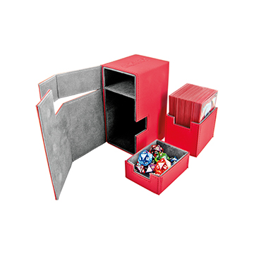 Ultimate Guard: Flip N Tray XenoSkin 80+: Red 
