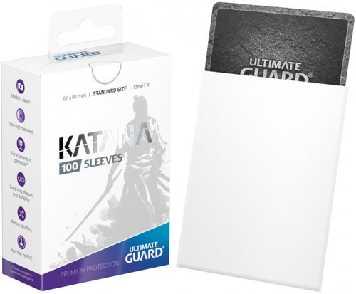Ultimate Guard: Katana Sleeves: White 