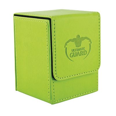 Ultimate Guard: Leather Flip Deck Case 100+: Green 