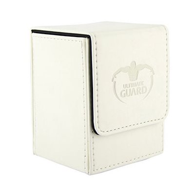 Ultimate Guard: Leather Flip Deck Case 100+: White 