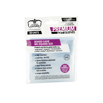 Ultimate Guard: Premium Soft Sleeves: Board Game Big Square Size 