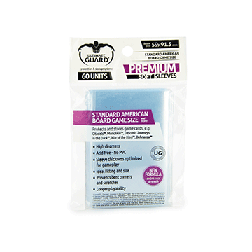 Ultimate Guard: Premium Soft Sleeves: Standard American Board Game Size 